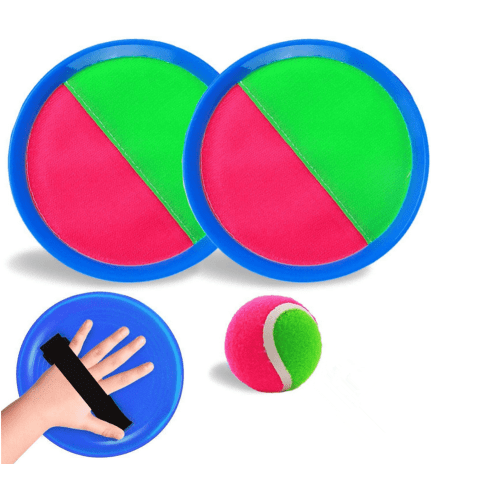 Toss and Catch Ball Set, Topboutique Catch Game Toys for Kids, Perfect Outdoor Games Sets Playground Sets for Backyards,Beach Toys Paddle Ball Game Set for Kids/Adults/Family