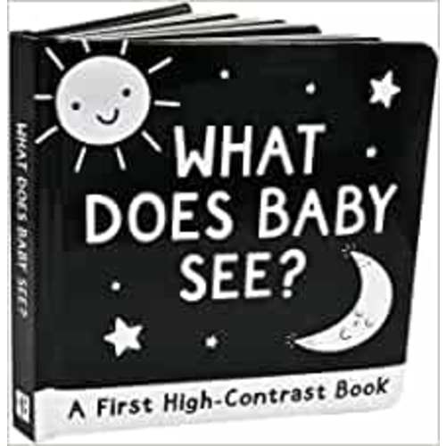 What Does Baby See? A High-Contrast Board Book (Padded Cover): Peter Pauper Press, Inc., Simon Abbott: 9781441340054: Amazon.com: Books