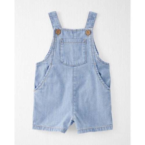 Baby Organic Cotton Chambray Shortall - Little Planet | Carter's