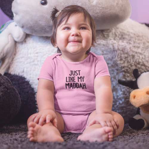 Just like my Maddah Onesie, Hawaii, Keiki, Hawaii Kids, Hawaii, Gifts for Baby, Gifts for Baby Luau, Baby Shower Gifts,