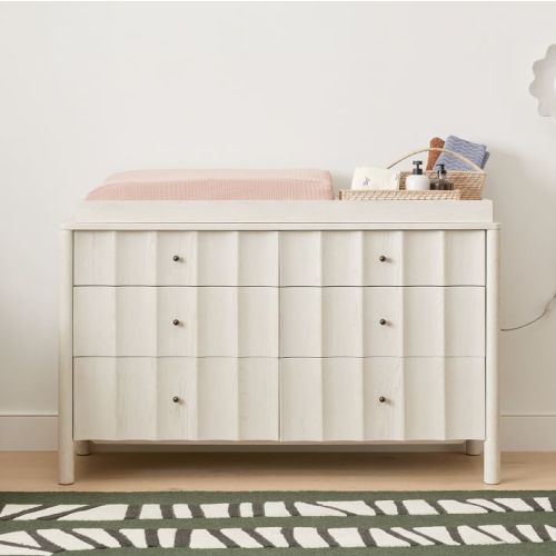 Scalloped 6-Drawer Changing Table (56")