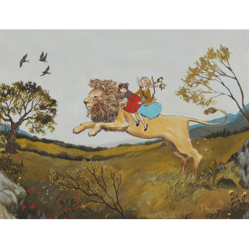 Lucy, Susan & Aslan — Loré Pemberton