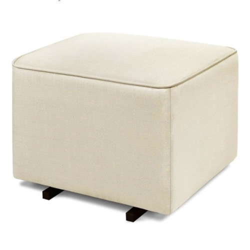 DaVinci Universal Gliding Ottoman in Natural Oat, Greenguard Gold & CertiPUR-US Certified