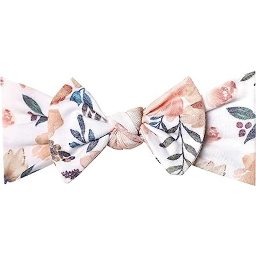 Copper Pearl Baby Bows: Stylish Headbands for Baby Girls, Premium Soft and Stretchy Baby Headbands, Perfect for Newborns, Trendy Designs - Autumn