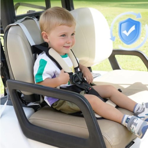 Child Positioner for Golf Carts 5 Point Harness