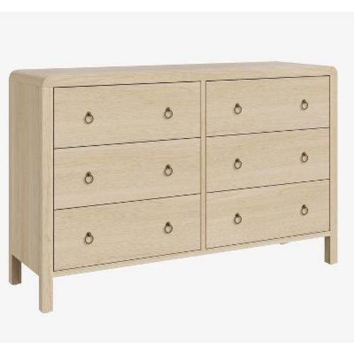 Nasitip Mid-Century Modern 7-Drawer Dresser,Wooden Dresser Organizer for Living Room, Nursery, Entryway(Natural Wood) : Target