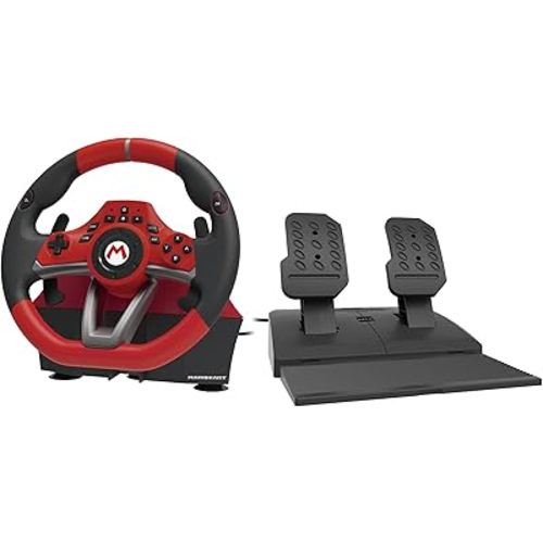 Nintendo Switch Mario Kart Racing Wheel Pro Deluxe By HORI,USB - Officially Licensed By Nintendo