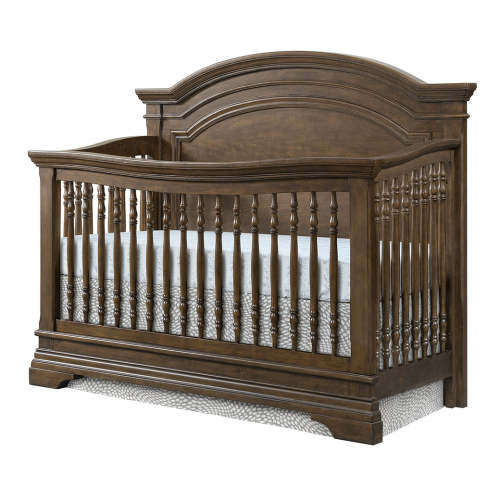 Olivia Arch Top Convertible Crib - Rosewood