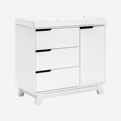 Hudson 3-Drawer Changer Dresser - White