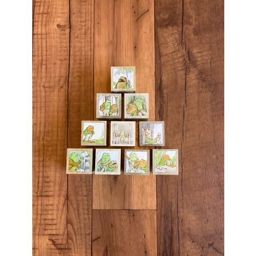 Frog and Toad Decorative Nursery Blocks