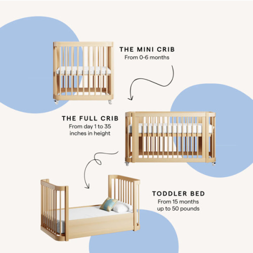 The Wave Crib | Convertible Crib To Toddler Bed | Nestig
