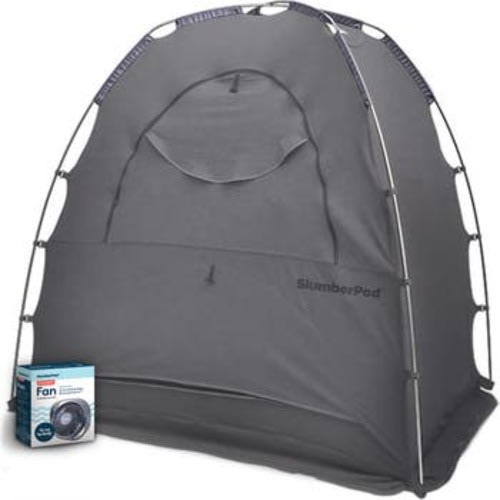 Blackout Sleep Tent & Portable Fan Set