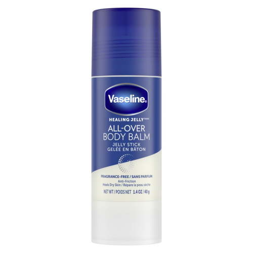 Vaseline Body Balm Stick Unscented 1.4 oz, Dry Skin Moisturizer, Portable Hydrating Jelly