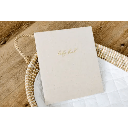 First Year Baby Memory Book - Sand