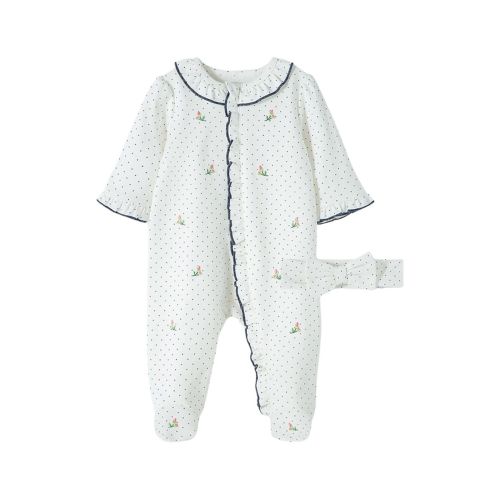 Little Me Baby Girls Footie and Headband Set | Belk