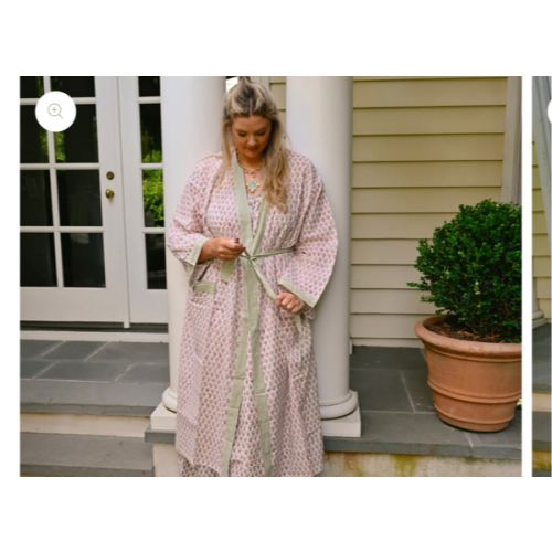 Bathrobe in Garden Party- Long – Darling