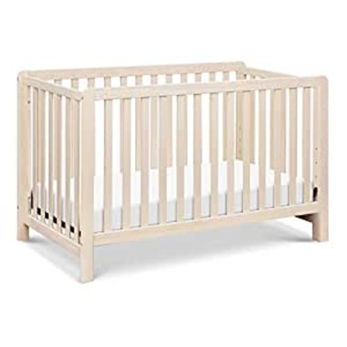 Carter's by DaVinci Colby 4-in-1 Convertible Crib - GREENGUARD Gold Certified Convertible Baby Crib to Toddler Bed, Daybed, Full-Size Bed - Wooden Baby Bed w/Four Adjustable Heights - Washed Natural