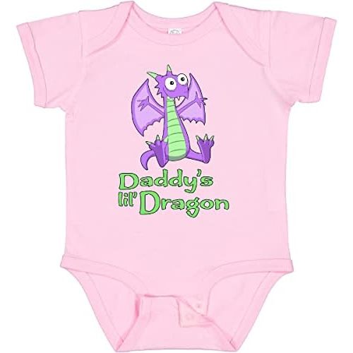 inktastic Daddy's Lil' Dragon Baby Bodysuit