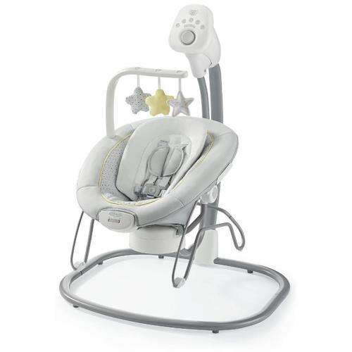 Graco Sway2Me Portable Baby Swing and Bouncer Seat with Music, Watson