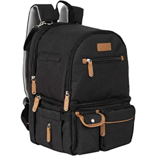 Breast Pump Backpack - Mother Outdoor Working Backpack with 13 Inch Laptop Compartment Fit Most Breast Pumps (Black)