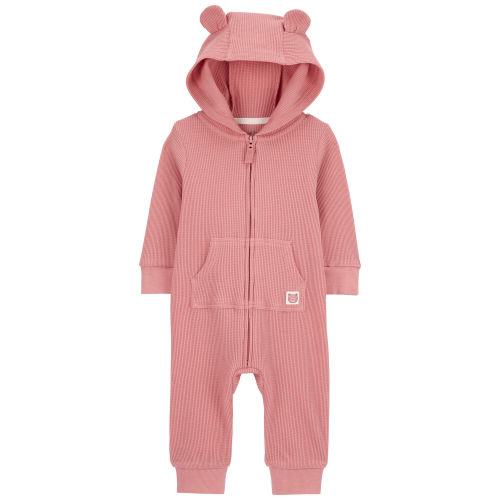Baby Bear Hood Zip-Up Thermal Jumpsuit - Carter's | Carter's