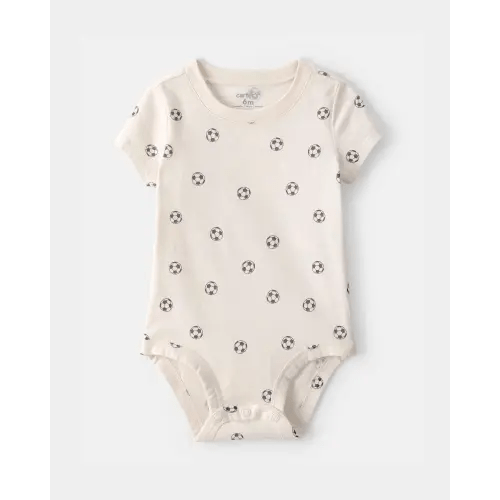 Baby Soccer Graphic Bodysuit - Ivory | Carter's