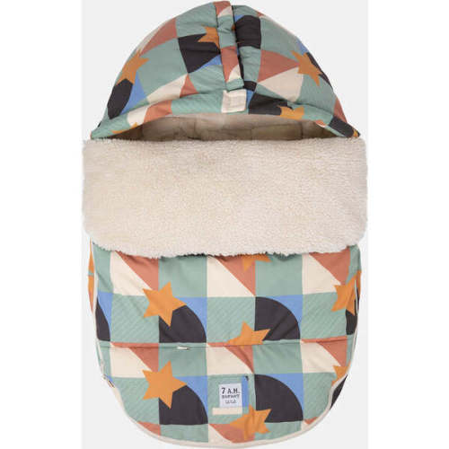 BenjiPOD Print Zipped Footmuff, Copenhagen - 7AM Enfant Strollers | Maisonette