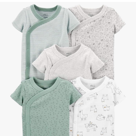 Simple Joys by Carter's unisex-baby 5-pack Side Snap Short-sleeve Bodysuit