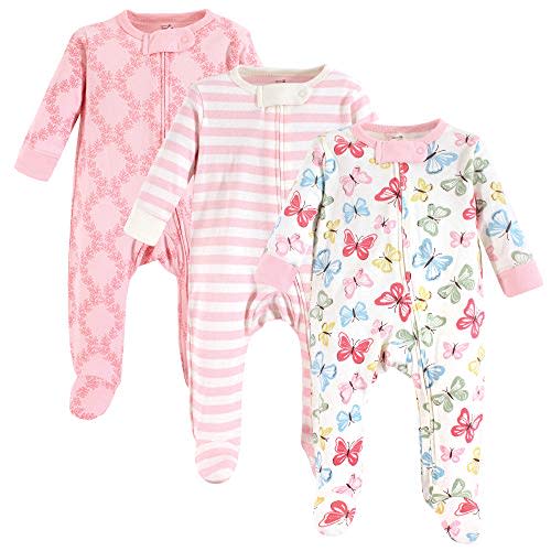 Touched by Nature Baby Girls' Organic Cotton Sleep and Play