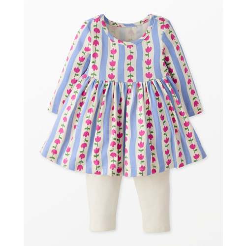 Baby Skater Dress & Leggings Set