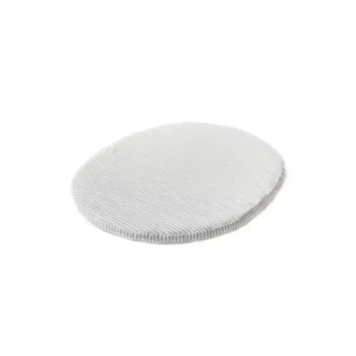 Stokke® Sleepi™ Mini Fitted Sheet Stripes Away Pebbles by Pehr V3