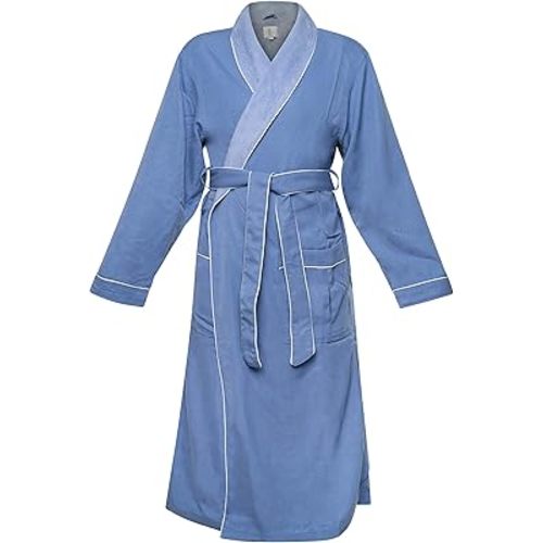 CHADSWORTH & HAIG Ultimate Doeskin Brushed Microfiber Bathrobe Lined In Terry. Luxury Spa & Hotel Bathrobe for Women & Men
