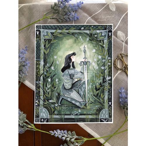 PRINT The Knight Illustration Art Print