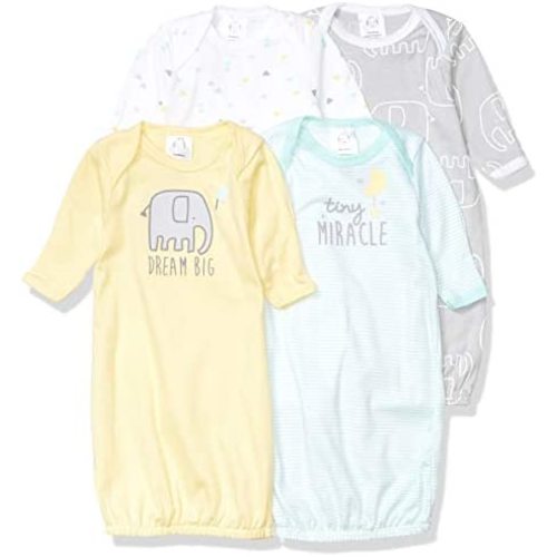 Gerber Baby Boy and Girls 4-Pack Sleeper Gown