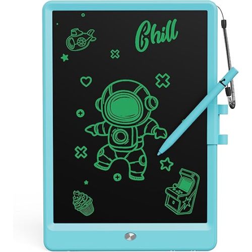 bravokids 10 Inch LCD Writing Tablet for Kids, Erasable Drawing Tablet for Toddlers, Doodle Board for Boys, Learning Painting Pads Toys, Christmas Birthday Gifts for 3 4 5 6 Years Old Girls