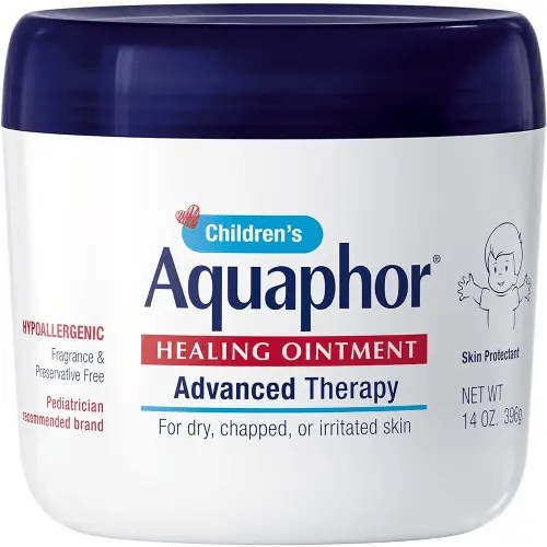 Aquaphor Children's Advanced Therapy Healing Ointment, 41% Petrolatum Skin Protectant, First Aid Ointment for Minor Wound Care, Chapped or Cracked Skin and Lips, 14 Oz Jar