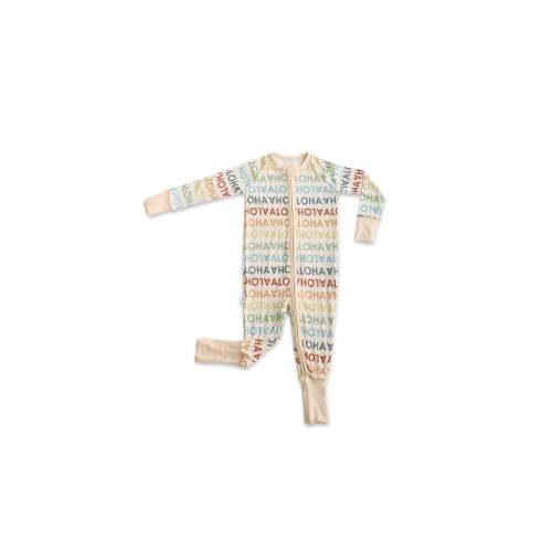 Bamboo Zip Romper - ALOHA