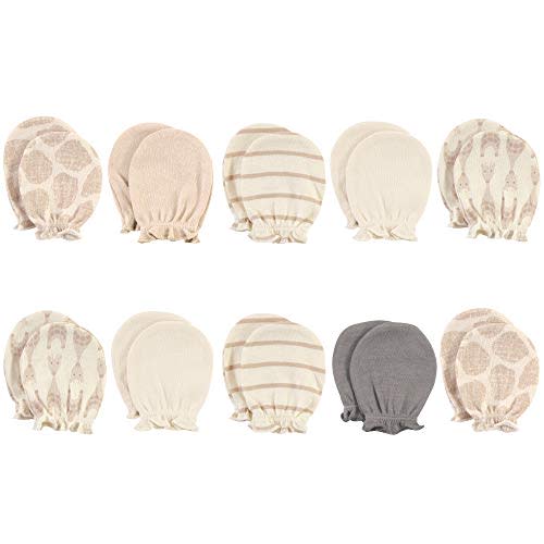 Hudson Baby Unisex Baby Cotton Scratch Mittens