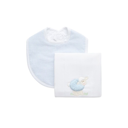 Playful Pals Basic Bib & Burp Boxed Set