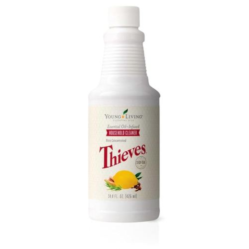 Thieves Household Cleaner | 14.4 oz | Plant-Based Multi-Surface Solution Infused with Essential Oils | Dilute for Floors, Carpets, Glass, Counters, Appliances, and General Home Cleaning