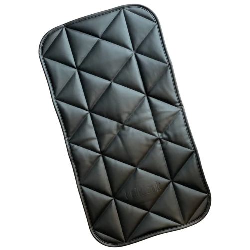 Quilted Padded Vegan Leather Floor Mat Diaper Changing pad Mat | Play mat Baby Toddler Infant by UniklookTummy Time Mat Crawling Waterproof Baby Infant Floor Mat 16”x30” (Raven-Black)