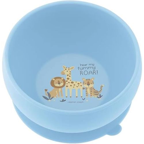 Stephen Joseph, Silicone Baby Bowls, Suction Bowl, Stay Put Suction Bowl, First Stage Self Feeding, Zoo