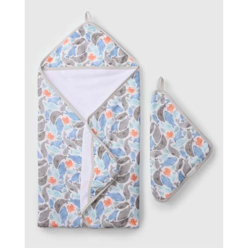 Hooded Towel Set - Silly Seals
