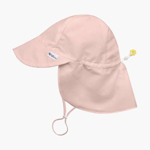 GREEN SPROUTS UPF 50+ Eco Flap Hat - Light Coral, 0-6 Months