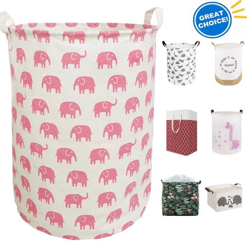 Large Laundry Basket, Waterproof Laundry Hamper Collapsible Organizer Basket for Storage Toy Bins Gift Baskets , Bedroom Clothes Children Nursery Hamper