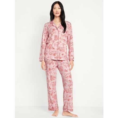 Sunday Sleep Knit Jersey Pant Set | Old Navy