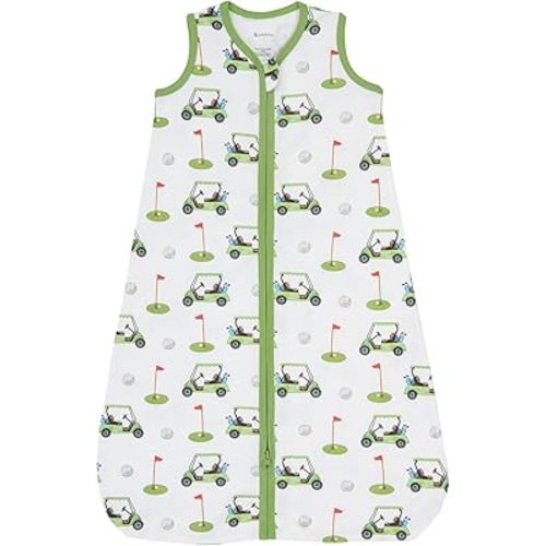LollyBanks Sleep Sack, 100% Cotton Neutral Baby Sacks, 0.5 TOG Sleep Sacks Lightweight with 2-Way Zipper