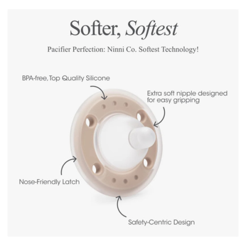 Ninni Pacifier Oatmeal 2 Pack