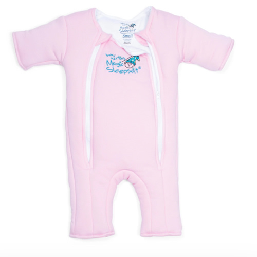 Pink Baby Merlin’s Magic Sleepsuit – Cozy 100% Cotton Baby Sleepwear
