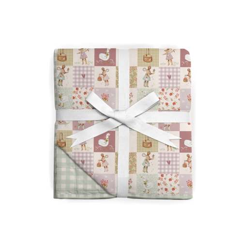 Little Mouse on The Prairie Quilted Blanket